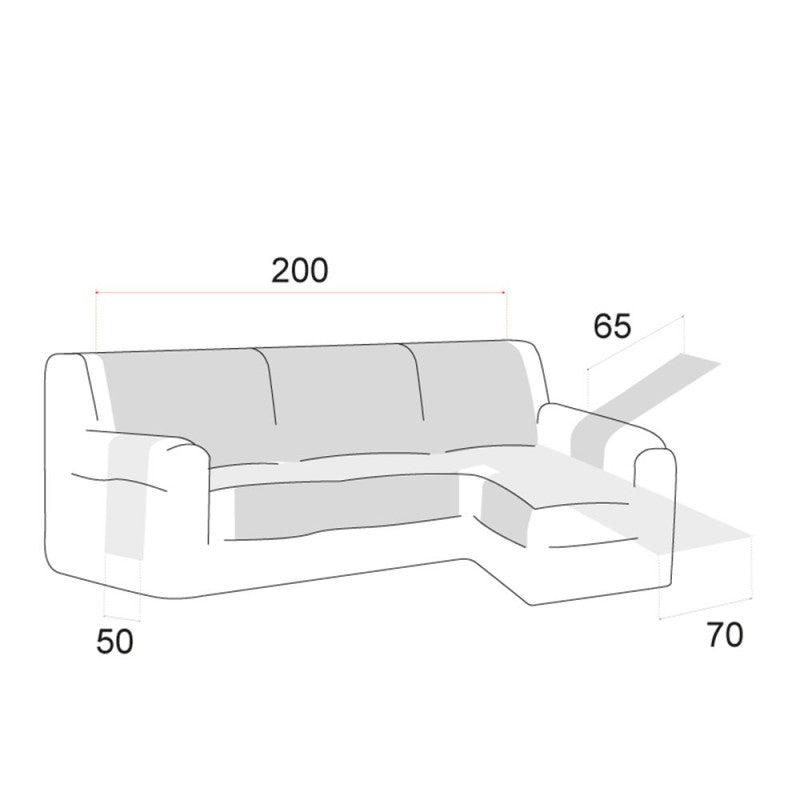 Cubre Acolchado Reversible Chaise Longue Polster