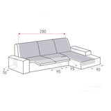 Cubre Acolchado Reversible Chaise Longue Relax Polster
