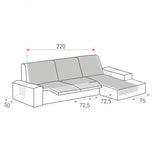 Cubre Acolchado Reversible Chaise Longue Relax Polster