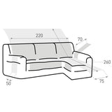Cubre sofá Chaise Longue DRY PROTECT