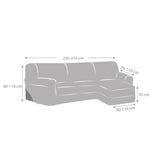 Funda Multielástica Chaise Longue Candi