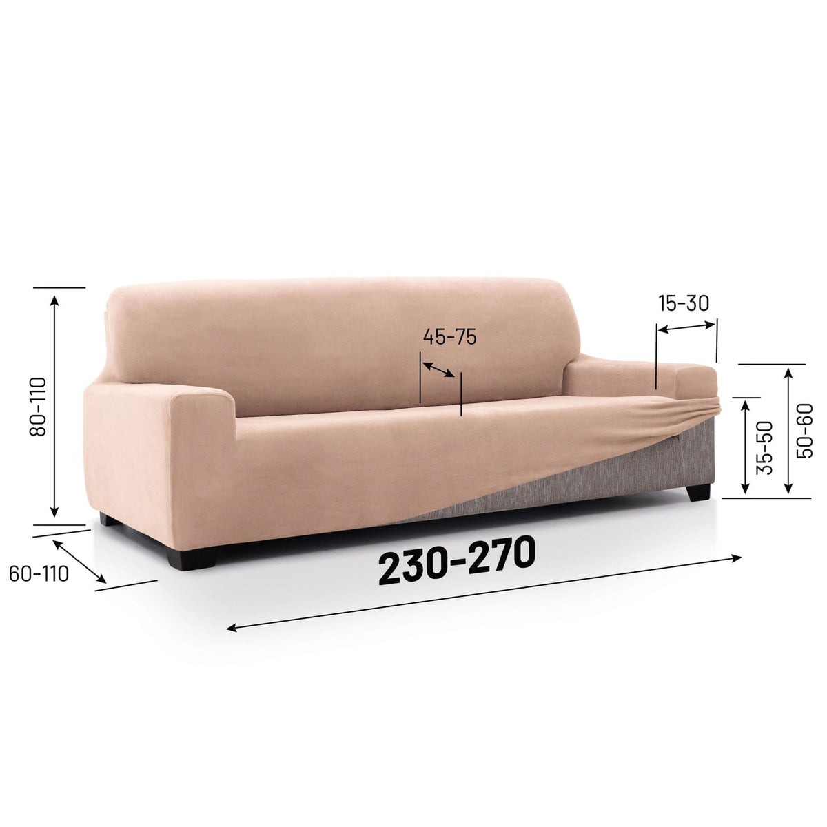 Housse de Canapé Super Extensible Velvet
