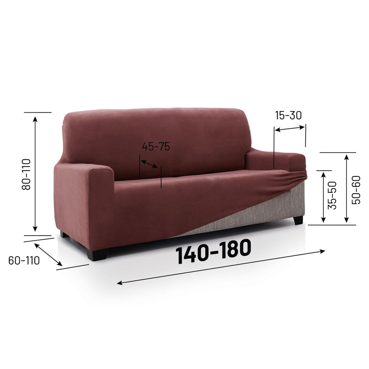 Housse de Canapé Super Extensible Velvet