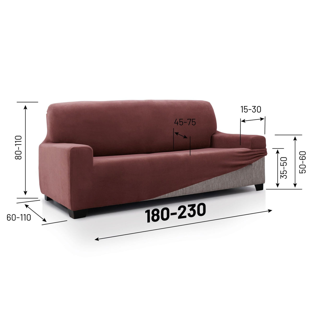 Housse de Canapé Super Extensible Velvet