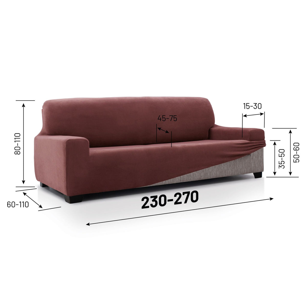 Housse de Canapé Super Extensible Velvet