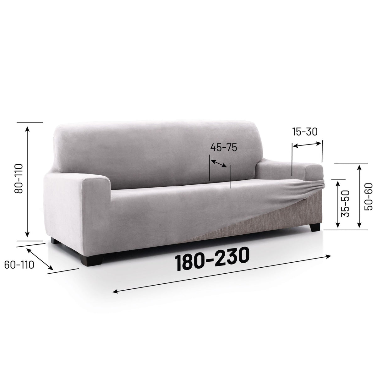 Housse de Canapé Super Extensible Velvet