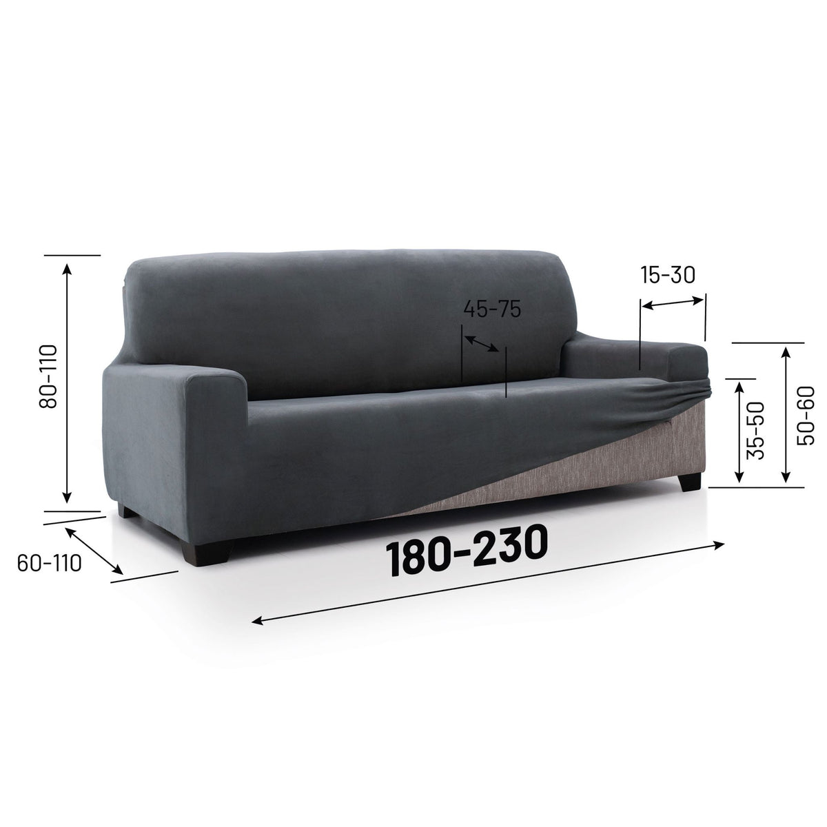 Housse de Canapé Super Extensible Velvet