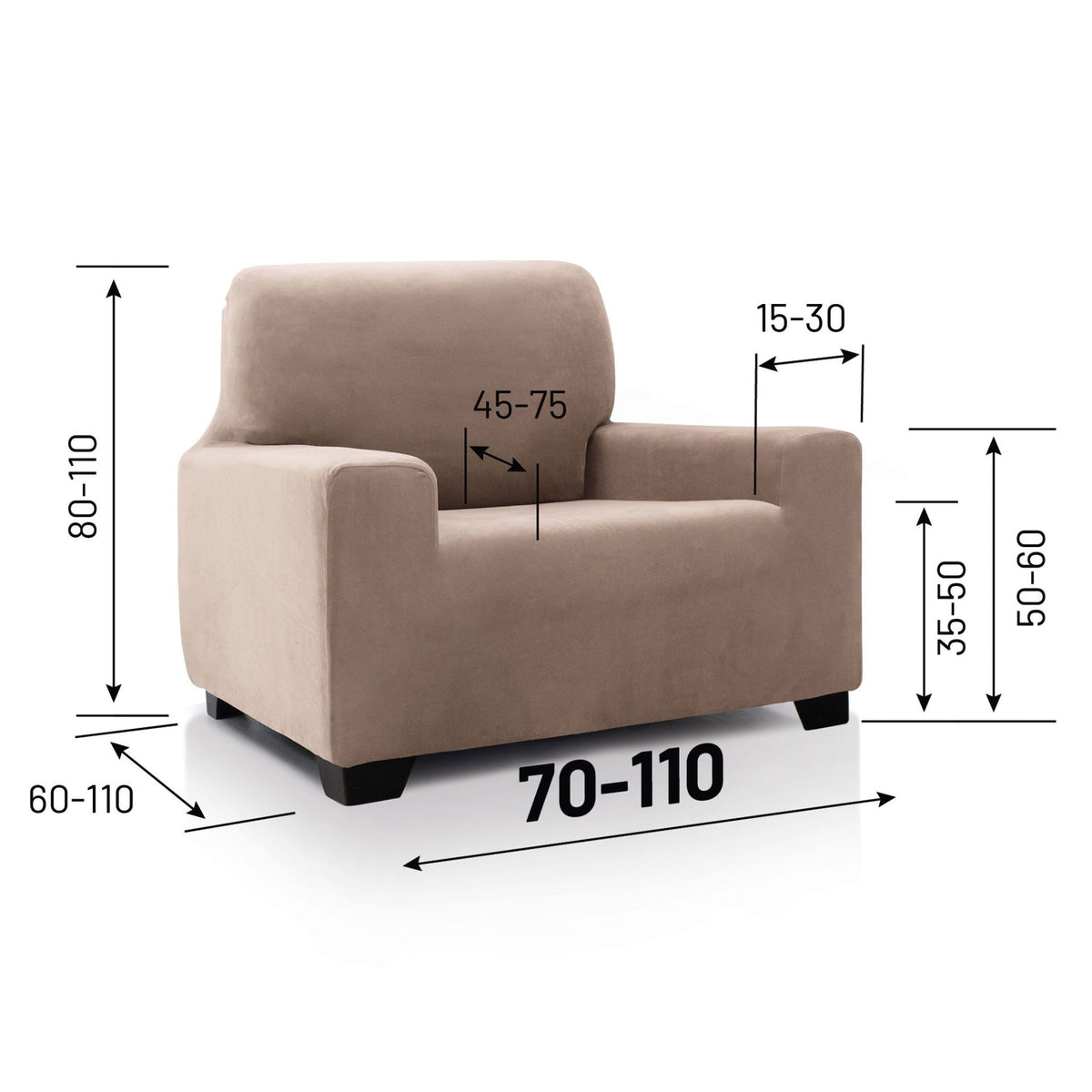Housse de Canapé Super Extensible Velvet