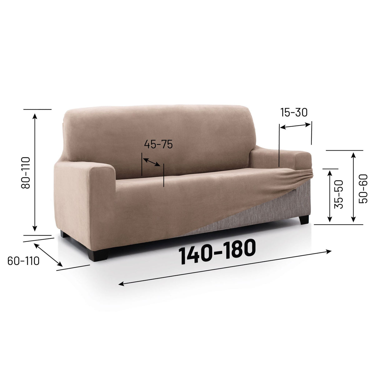 Housse de Canapé Super Extensible Velvet